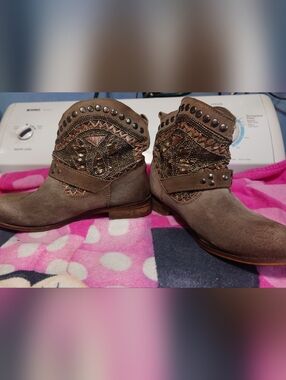 Real Leather Booties